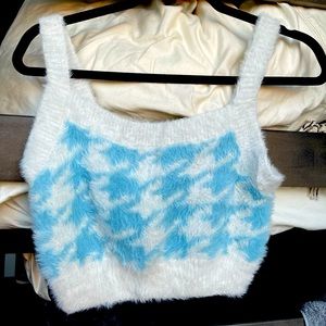 Womens retro fuzzy Forever 21 Baby Tank Top